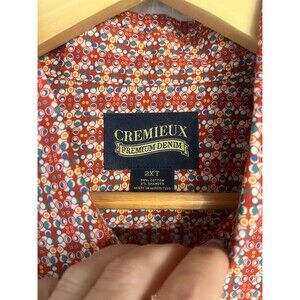 Cremieux Big & Tall L/S Stretch Cotton Colorful Casual Button-Down Shirt 2XT